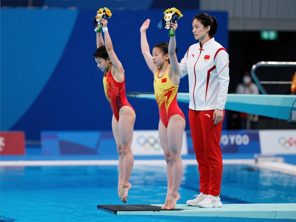 陈芋汐与全红婵联手摘得女子双人10米台金牌 回顾两人的过往经历,不难发现她们的成长轨