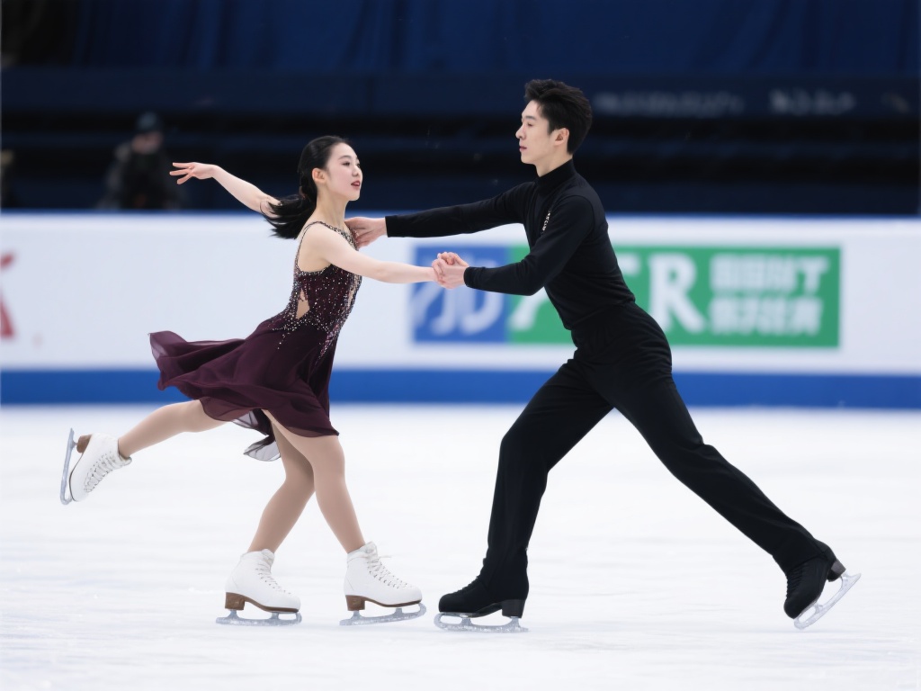 任俊霏/邢珈宁冰舞韵律舞位列第31名 冰舞作为花样滑冰的重要分支,对运动员的身